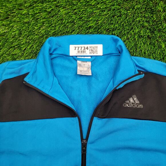 ADIDAS 3-Bar Track Jacket Small 19x26 Baggy Beckenbauer - Picture 11 of 14